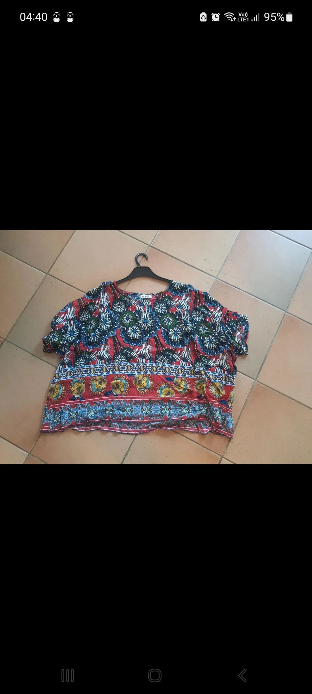 Kleurige blouse maat 50/52 – photo 2